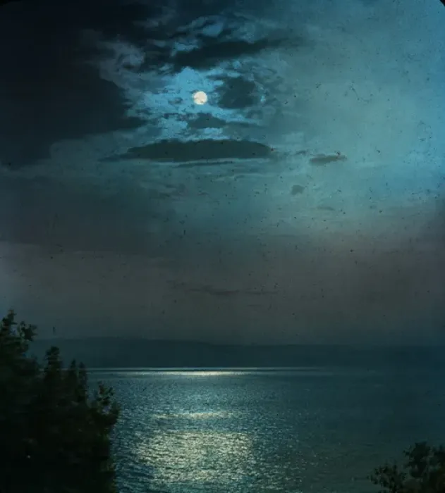 Framed Print : Lake Geneva in Moonlight Framed Print : Lake Geneva in Moonlight