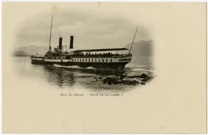 Framed Print : Lake Leman - The Ferry to Le Bouveret Framed Print : Lake Leman - The Ferry to Le Bouveret
