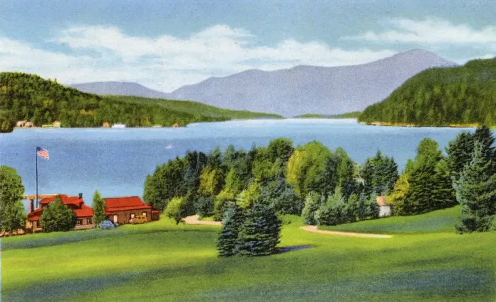 Framed Print : Lake Placid, N. Y. USA - View from Signal Hill Framed Print : Lake Placid, N. Y. USA - View from Signal Hill