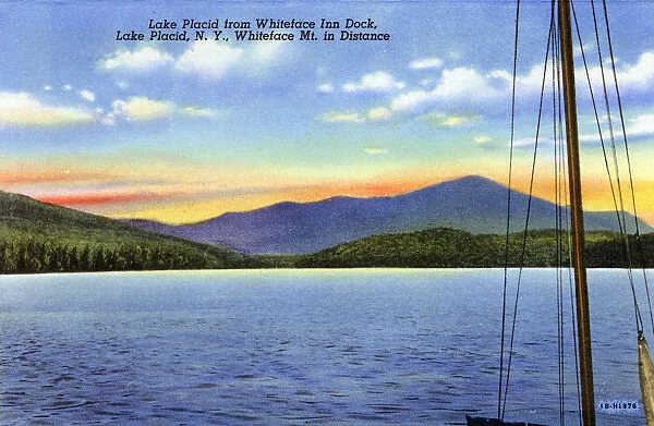 Lake Placid, N. Y. USA - from Whiteface Inn Dock
