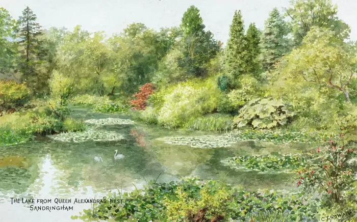 Framed Print : The Lake, Sandringham, Norfolk Framed Print : The Lake, Sandringham, Norfolk
