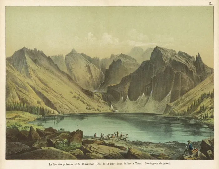 Framed Print : LAKE IN THE TATRAS Framed Print : LAKE IN THE TATRAS