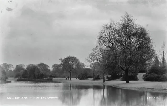 Framed Print : The Lake at Tooting Bec Common Framed Print : The Lake at Tooting Bec Common