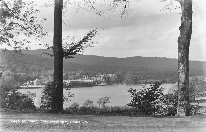 Framed Print : Lakeside View of Windermere