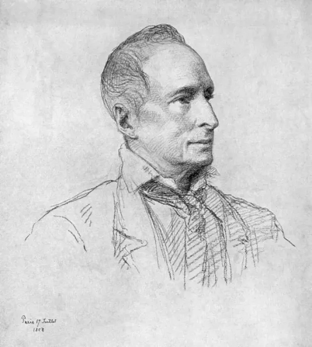 Framed Print : Lamartine / Drawing Framed Print : Lamartine / Drawing