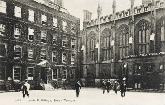 Framed Print : Lamb Buildings, Inner Temple, London Framed Print : Lamb Buildings, Inner Temple, London