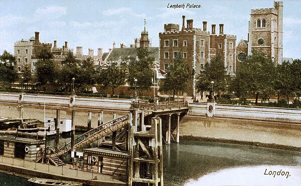 Lambeth Palace and the River Thames, London