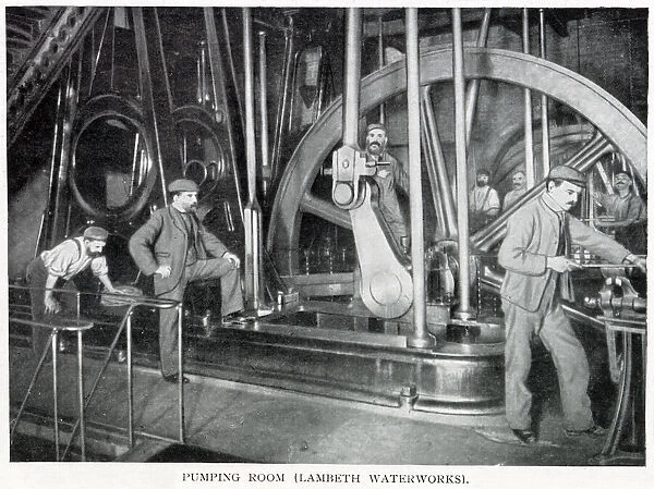 Lambeth Waterworks, supplying fresh water to parts of south London
