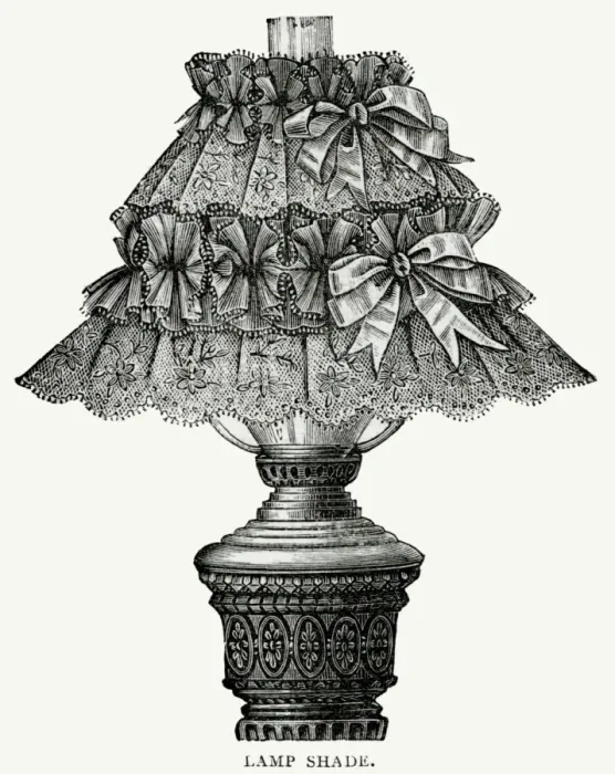 Framed Print : Lamp shade 1887 Framed Print : Lamp shade 1887