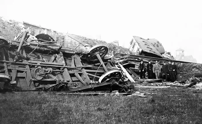 Framed Print : Lancashire and Yorkshire Railway accident (location) Framed Print : Lancashire and Yorkshire Railway accident (location)
