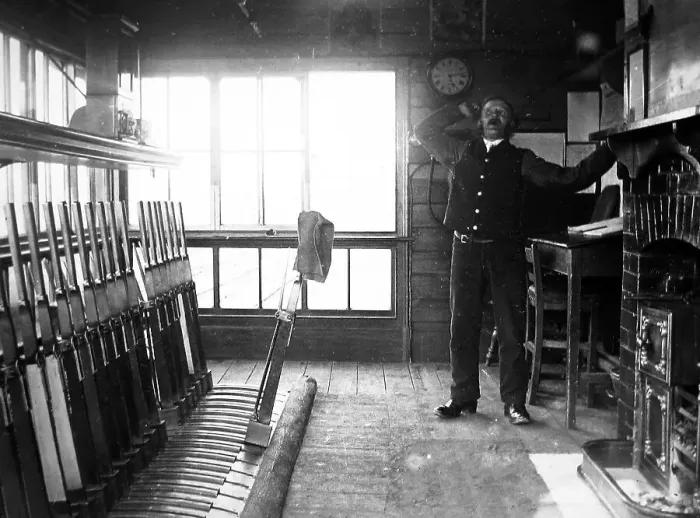 Framed Print : A Lancashire and Yorkshire Railway signal box Framed Print : A Lancashire and Yorkshire Railway signal box