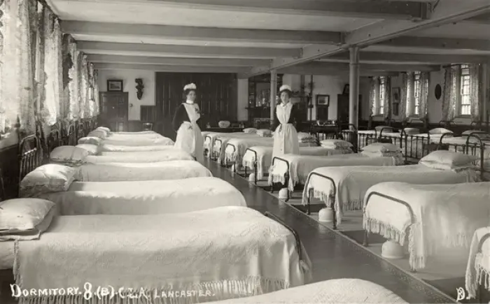 Framed Print : Lancaster County Lunatic Asylum - Patients Dormitory Framed Print : Lancaster County Lunatic Asylum - Patients Dormitory