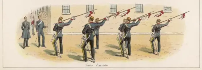 Framed Print : Lance Exercise Framed Print : Lance Exercise