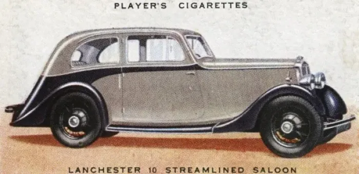 Framed Print : Lanchester Streamlined Framed Print : Lanchester Streamlined