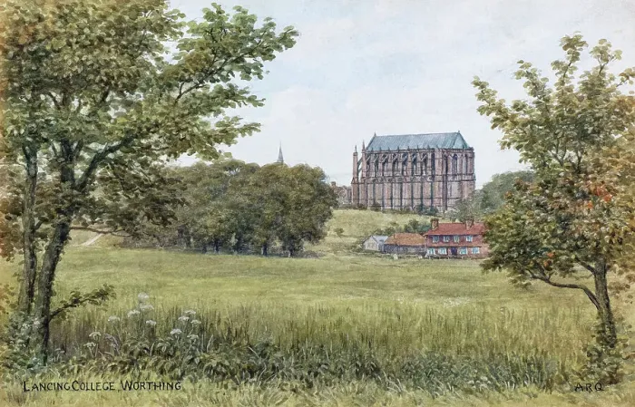 Framed Print : Lancing College, near Worthing, Sussex Framed Print : Lancing College, near Worthing, Sussex