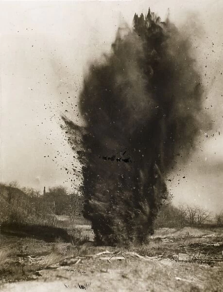 Land Mine explosion 1918