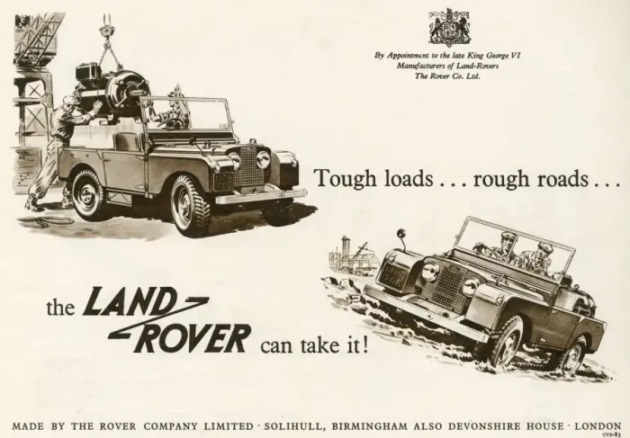 Framed Print : Land Rover advertisement, 1953 Framed Print : Land Rover advertisement, 1953
