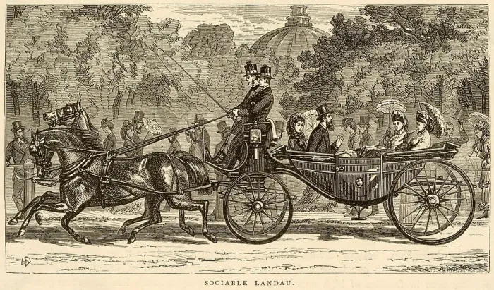 Framed Print : LANDAU 1872 Framed Print : LANDAU 1872