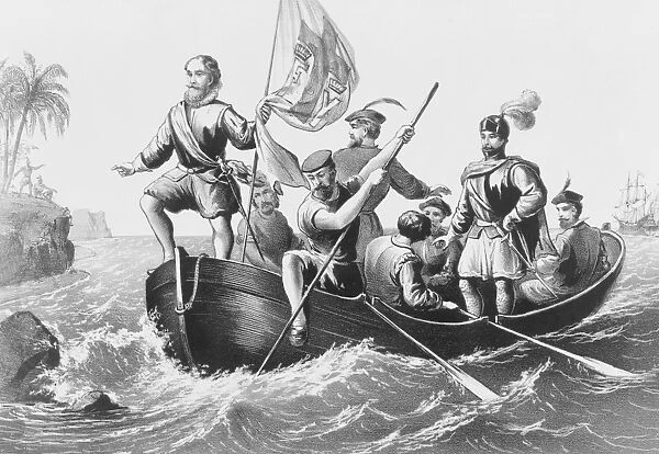 The landing of Columbus at San Salvador, October 12, 1492