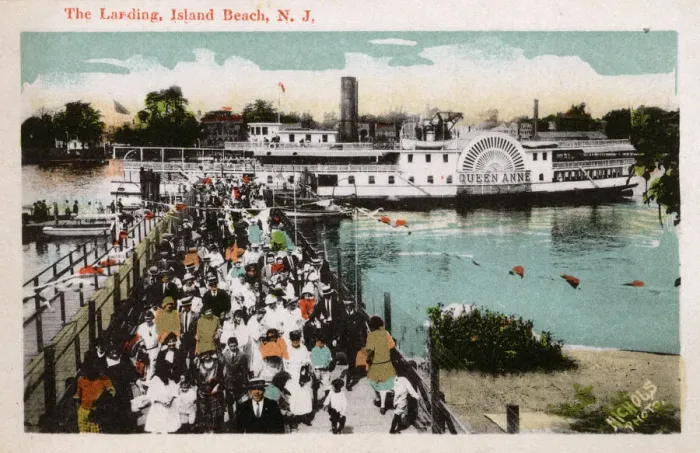 Framed Print : The Landing, Island Beach, New Jersey, USA Framed Print : The Landing, Island Beach, New Jersey, USA