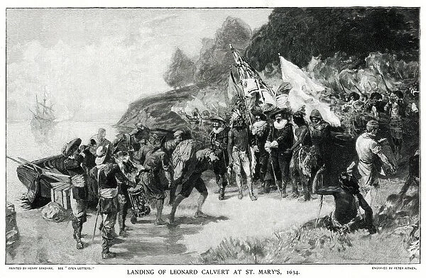 The Landing of Leonard Calvert at St. Mary s