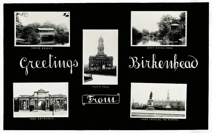 Framed Print : Landmarks at Birkenhead, Wirral, Merseyside Framed Print : Landmarks at Birkenhead, Wirral, Merseyside