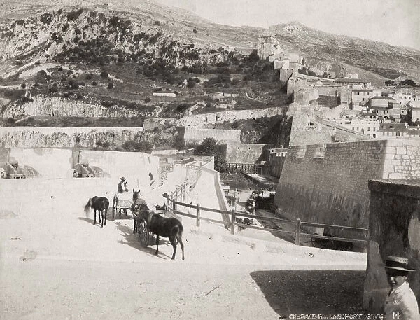 Landport gate Gibraltar, c. 1890