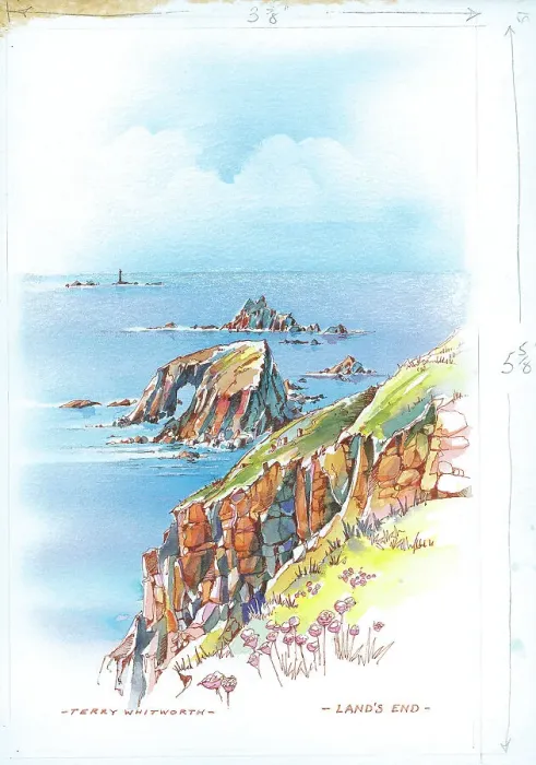 Framed Print : Land's End Framed Print : Land's End