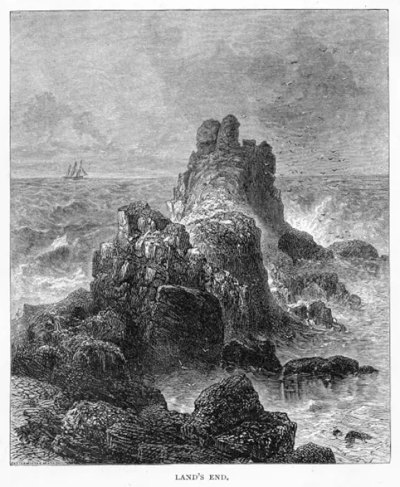 Framed Print : LANDs END, Cornwall Framed Print : LANDs END, Cornwall