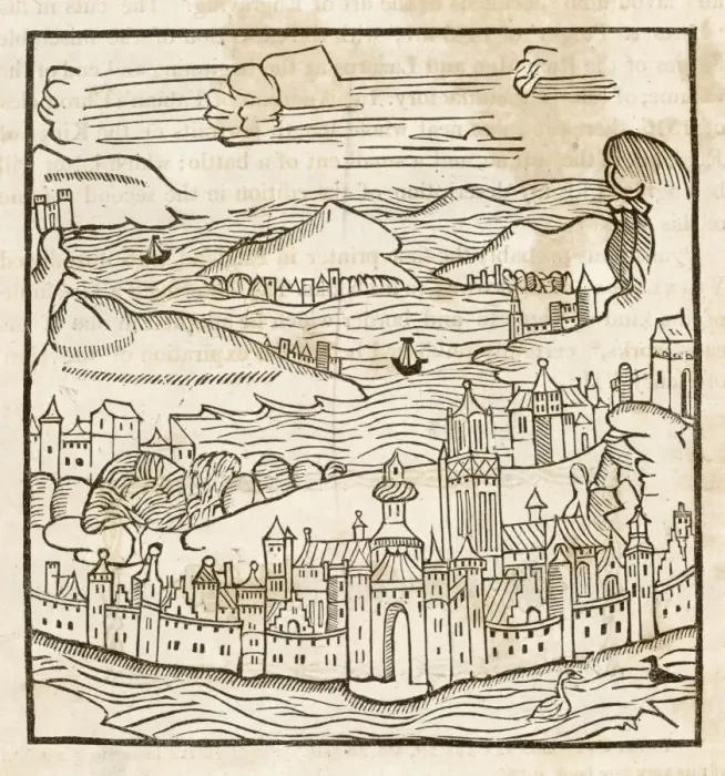 Framed Print : LANDSCAPE, 1495 Framed Print : LANDSCAPE, 1495