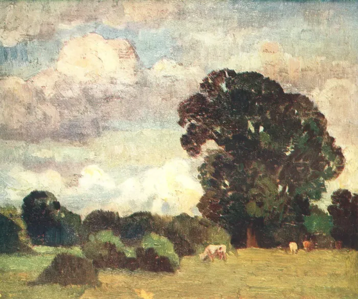 Framed Print : Landscape Cows Framed Print : Landscape Cows