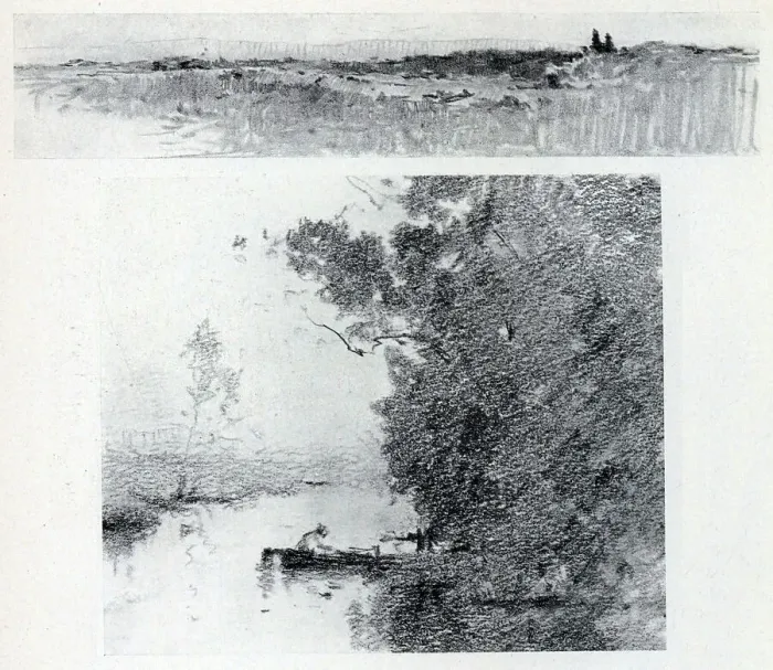 Framed Print : Landscape Drawings Framed Print : Landscape Drawings