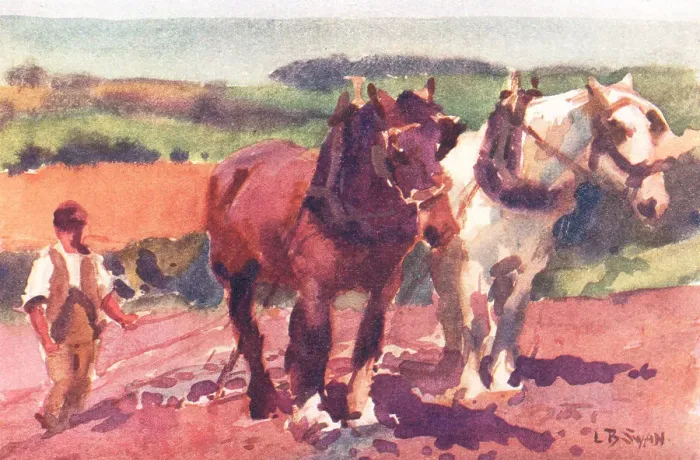 Framed Print : Landscape Horses Framed Print : Landscape Horses