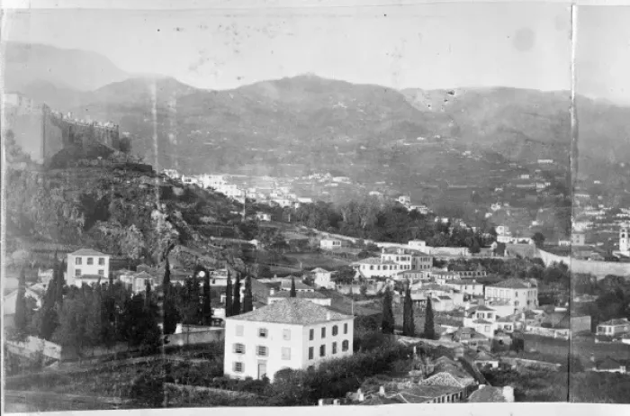 Framed Print : Landscape in Madeira 1873 Framed Print : Landscape in Madeira 1873
