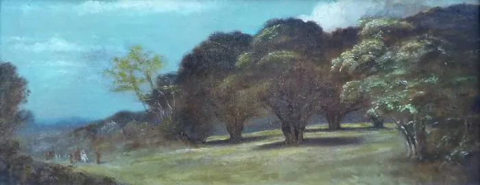Framed Print : Landscape painting by Gertrude Jekyll Framed Print : Landscape painting by Gertrude Jekyll