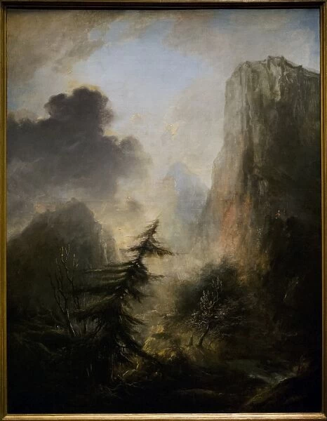 Landscape with Spruce, c. 1780, by Elias Martin