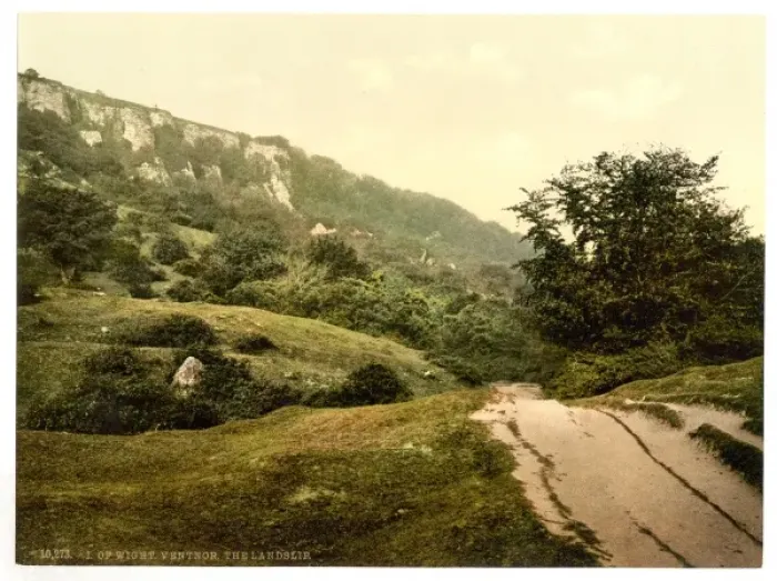 Framed Print : The Landslip, Isle of Wight, England Framed Print : The Landslip, Isle of Wight, England