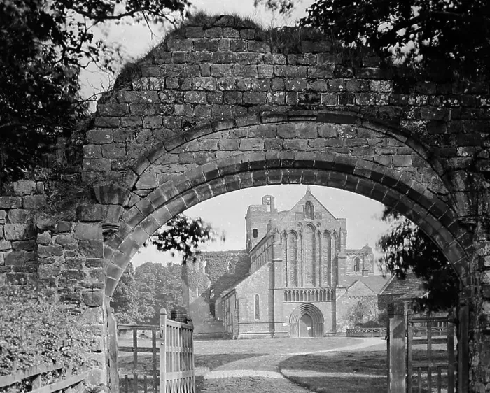Framed Print : Lanercost Priory, Victorian period Framed Print : Lanercost Priory, Victorian period