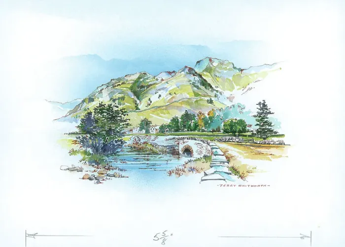 Framed Print : The Langdale Pikes, Lake District Framed Print : The Langdale Pikes, Lake District