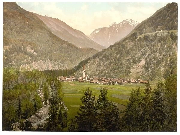 Langenfeld, general view, Tyrol, Austro-Hungary