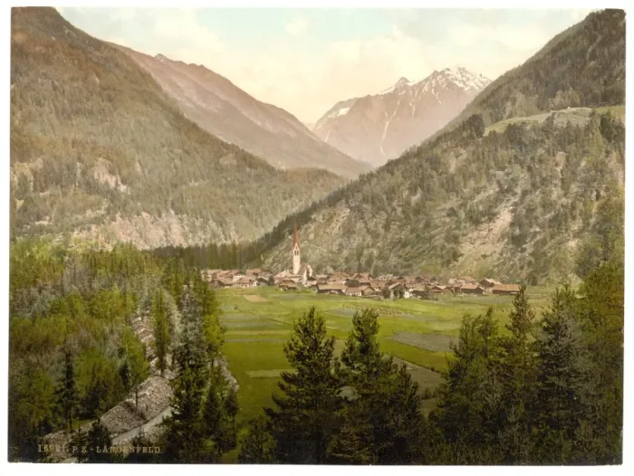Framed Print : Langenfeld, general view, Tyrol, Austro-Hungary Framed Print : Langenfeld, general view, Tyrol, Austro-Hungary