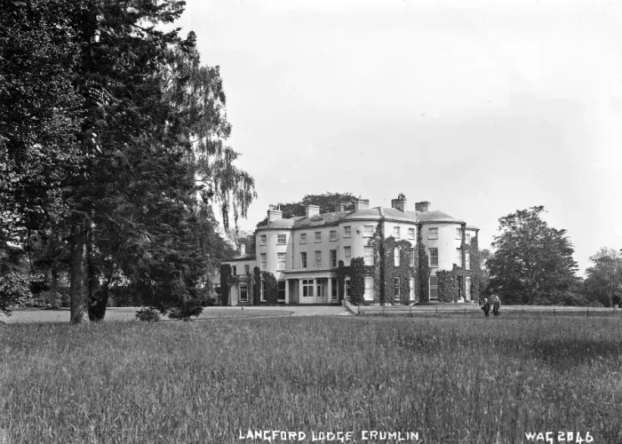 Framed Print : Langford Lodge, Crumlin