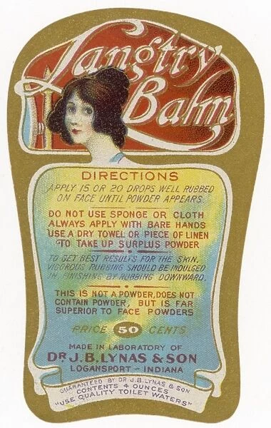 Langtry Balm - named after the popular actress