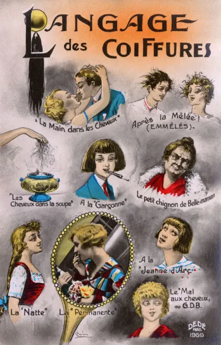 Framed Print : The Language of Hairstyles Framed Print : The Language of Hairstyles