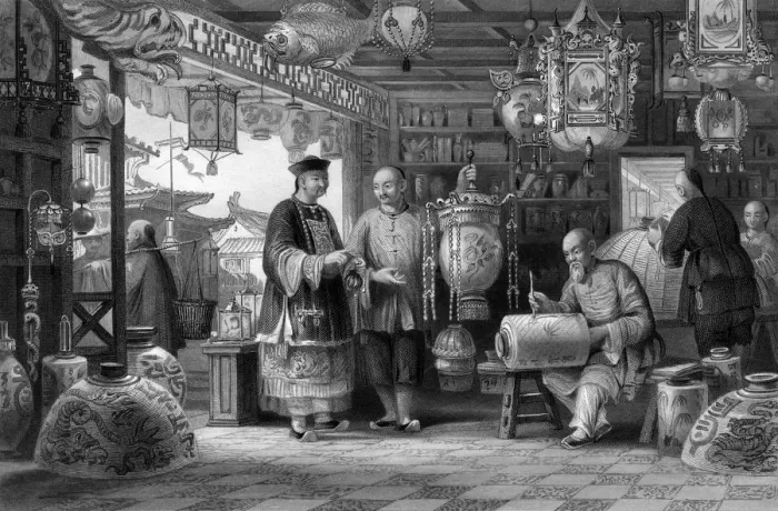 Framed Print : LANTERN MERCHANT PEKING Framed Print : LANTERN MERCHANT PEKING