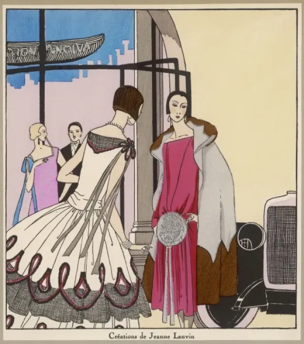 Framed Print : Lanvin / Evening Dress Framed Print : Lanvin / Evening Dress
