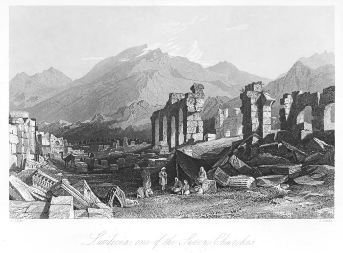 Framed Print : Laodicea ruin of one of Pauls churches