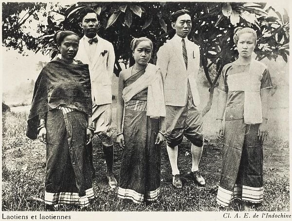 Laos - Traditional and non-traditional costume