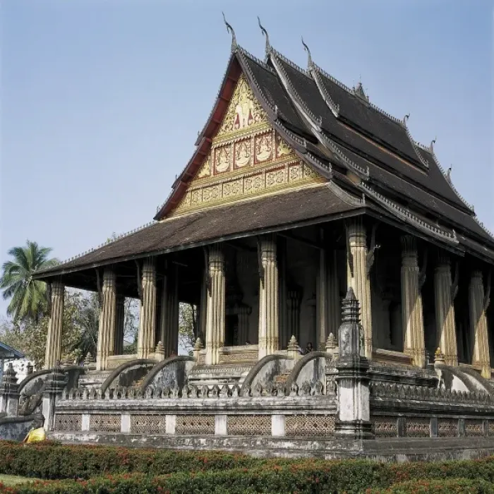 Framed Print : LAOS. VIENTIANE. Vientiane. Haw Phra Kaew or Framed Print : LAOS. VIENTIANE. Vientiane. Haw Phra Kaew or