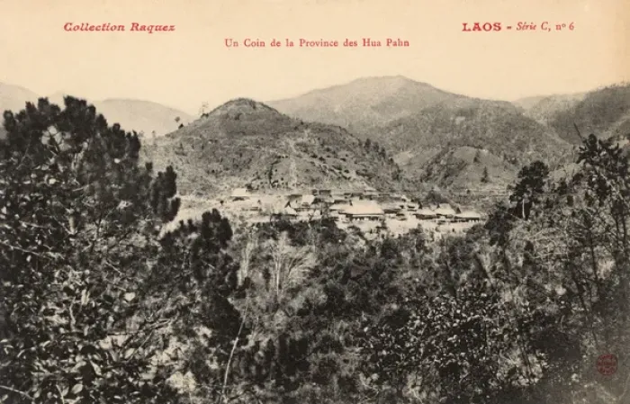 Framed Print : Laos - A Village in the Houaphanh province Framed Print : Laos - A Village in the Houaphanh province